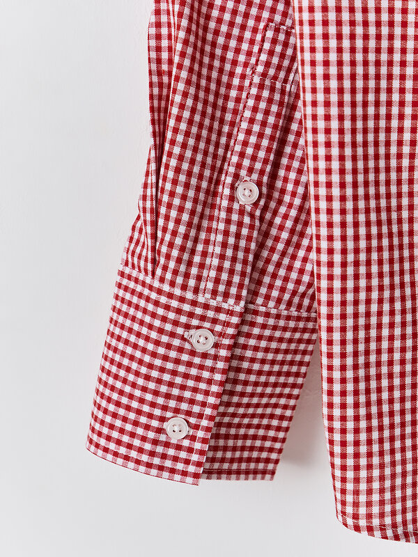 MARK FORMELLE Рубашка 590558 122836 клетка виши красная