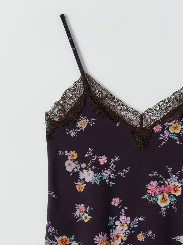 MARK FORMELLE Сорочка 590570 572406 цветы на коричневом