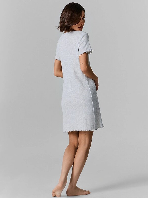 MARK FORMELLE Сорочка 590573 572405 серый меланж+печать