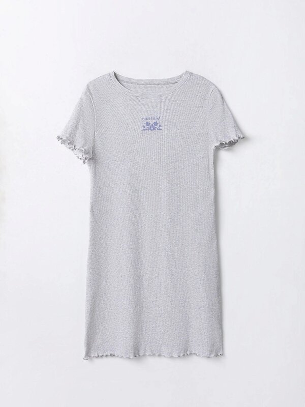 MARK FORMELLE Сорочка 590573 572405 серый меланж+печать