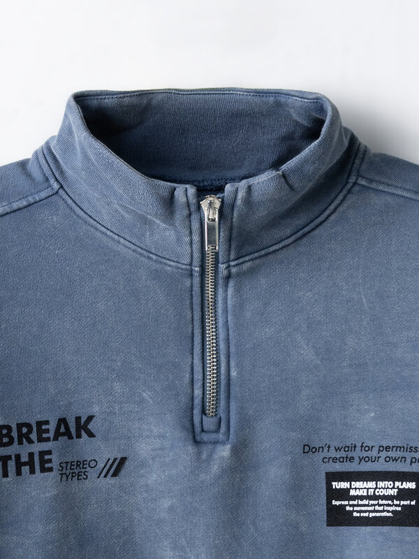 MARK FORMELLE Толстовка 590575 123458 шторм acid wash+печать1