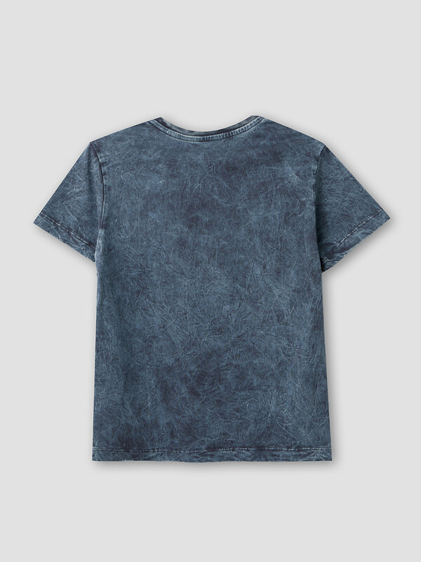 MARK FORMELLE Футболка 590614 117835 ACID WASH графит +печать