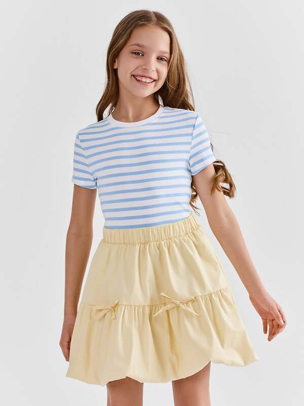 MARK FORMELLE Футболка 590615 117912 голубая полоска на белом