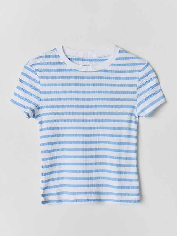 MARK FORMELLE Футболка 590615 117912 голубая полоска на белом
