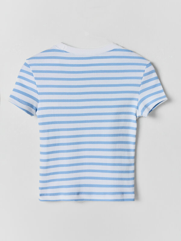MARK FORMELLE Футболка 590615 117912 голубая полоска на белом