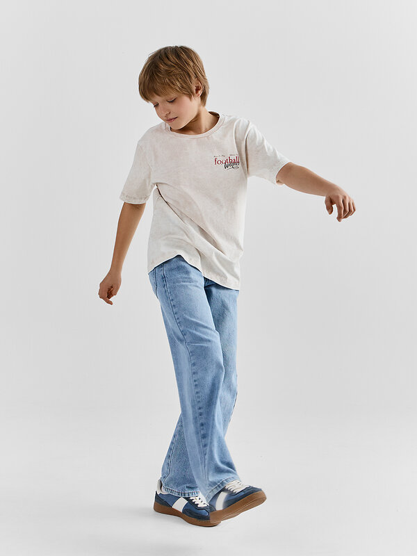 MARK FORMELLE Футболка 590619 113433 ACID WASH платина +печать