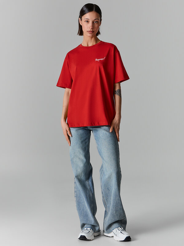 MARK FORMELLE Футболка 590623 112678 красная лава +печать