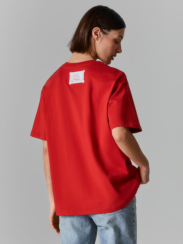 MARK FORMELLE Футболка 590623 112678 красная лава +печать