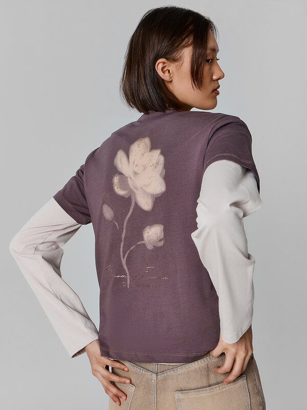 MARK FORMELLE Футболка 590626 112968 бордово -серый +печать