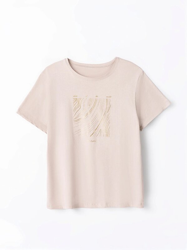 MARK FORMELLE Футболка 590627 112968 холодный бежевый +печать