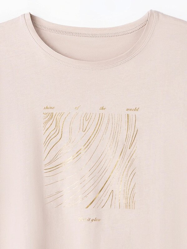 MARK FORMELLE Футболка 590627 112968 холодный бежевый +печать