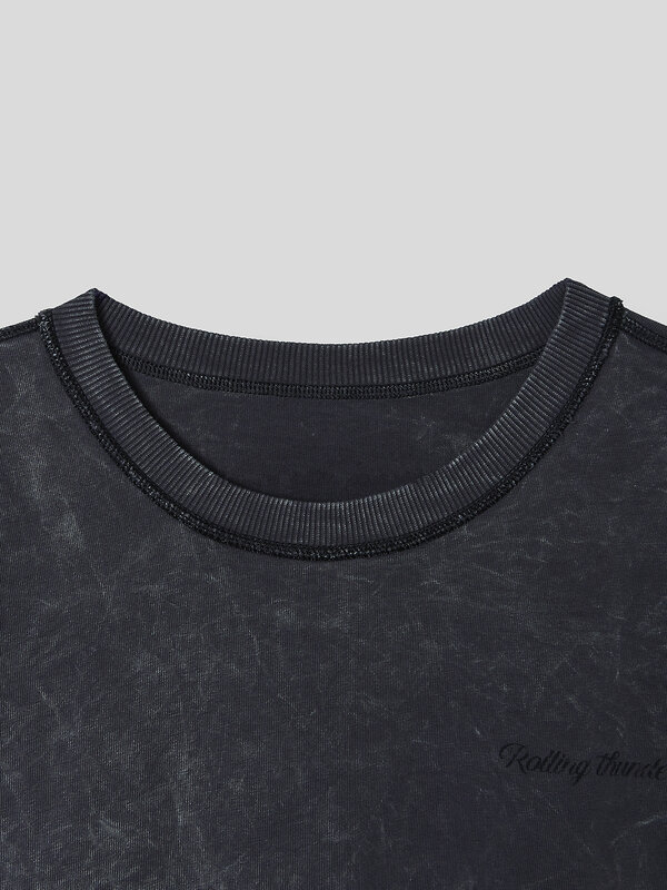 MARK FORMELLE Футболка 590637 111955 ACID WASH графит +печать