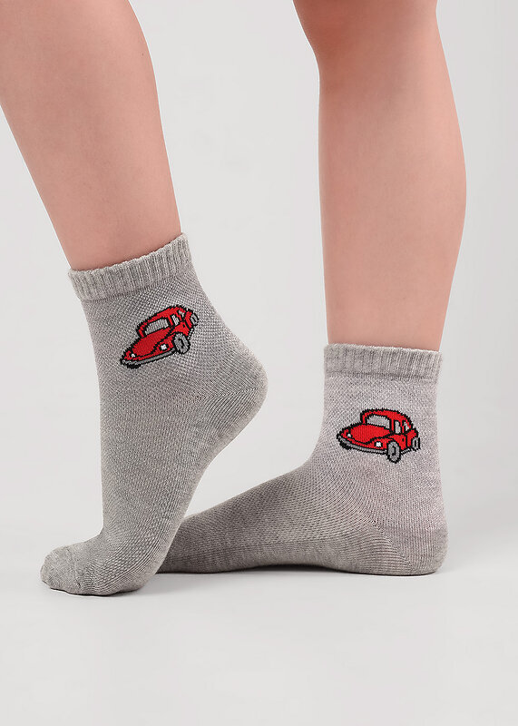 CLEVER Носки 590671 С1626 16-18,18-20 меланж серый