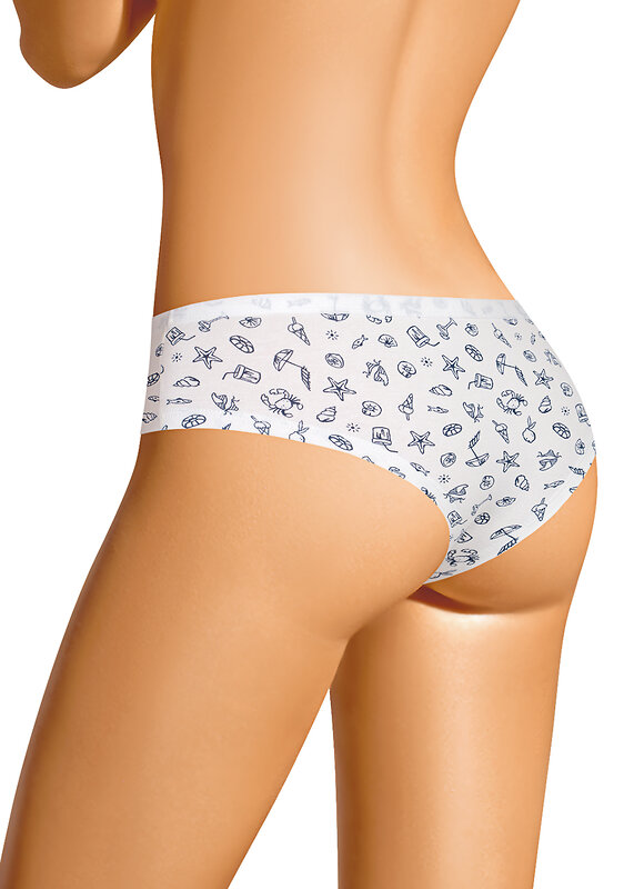 CLEVER Трусы 590680 BR1232/2 молочный/т.синий