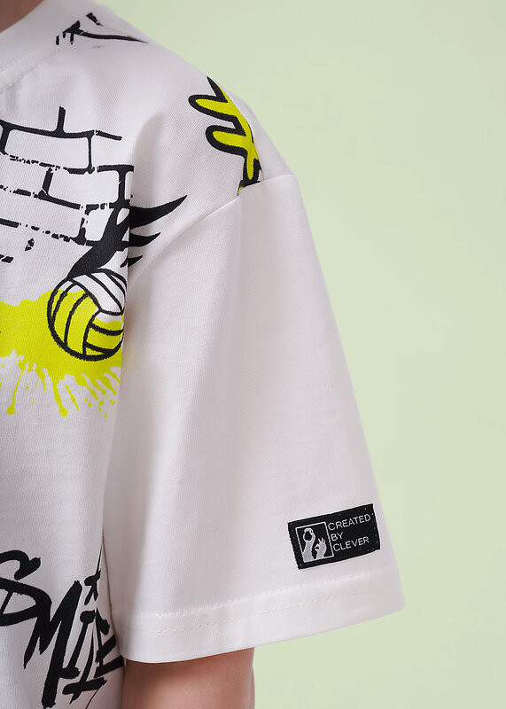 CLEVER Футболка 590700 867429/18кд_п молочный