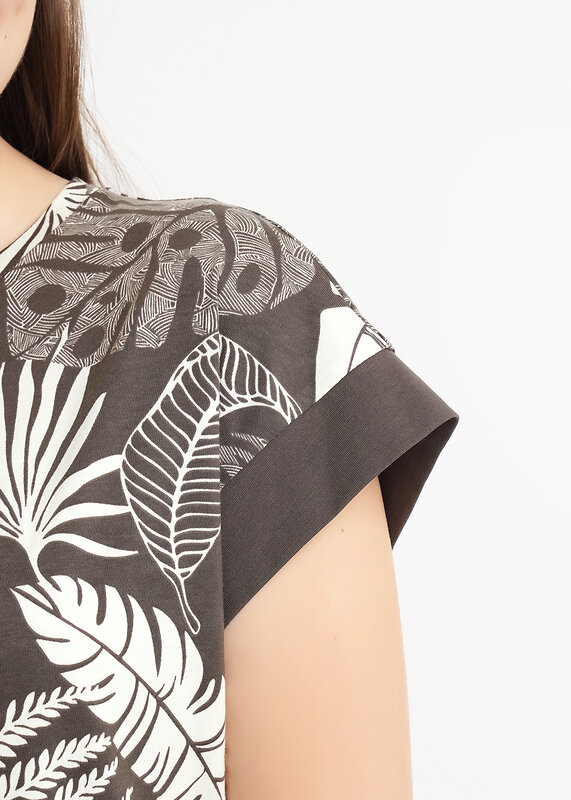 CLEVER Платье 590703 LDR26-1231/1 молочный/т.коричневый