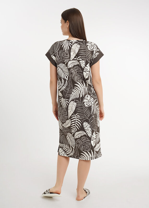 CLEVER Платье 590703 LDR26-1231/1 молочный/т.коричневый