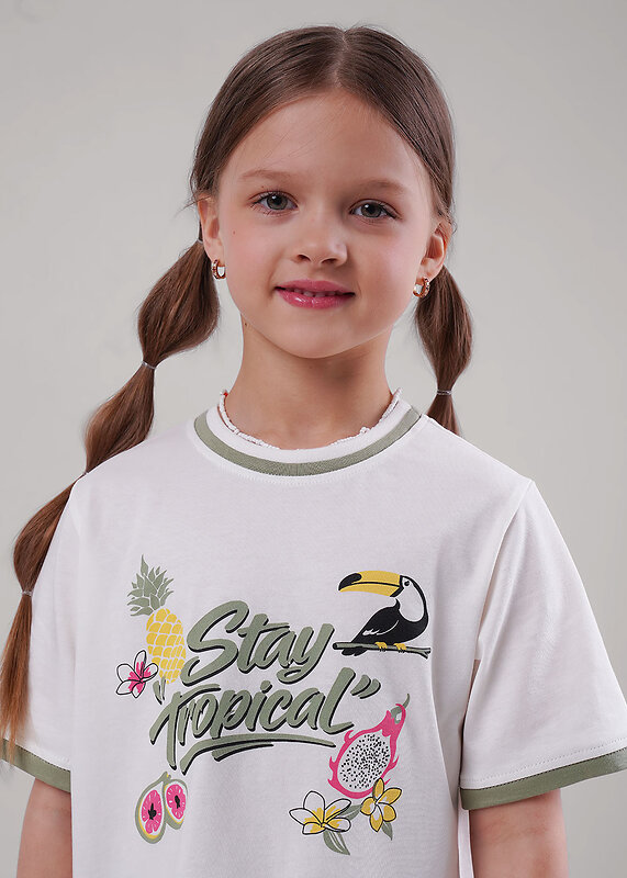 CLEVER Футболка 590704 867435/17кд_п молочный