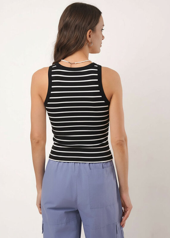 CLEVER Майка 590706 266966шн чёрный/молочный