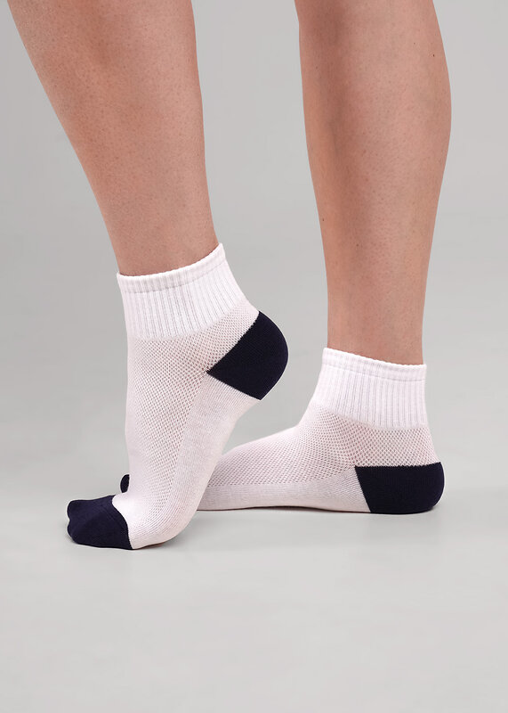 CLEVER Носки 590707 Д5654 белый/т.синий
