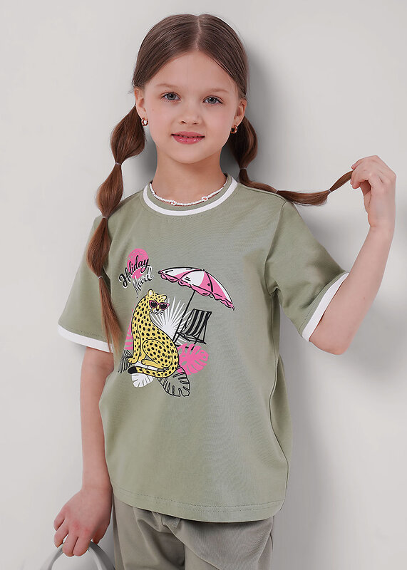 CLEVER Футболка 590717 867435/17кд_п хаки