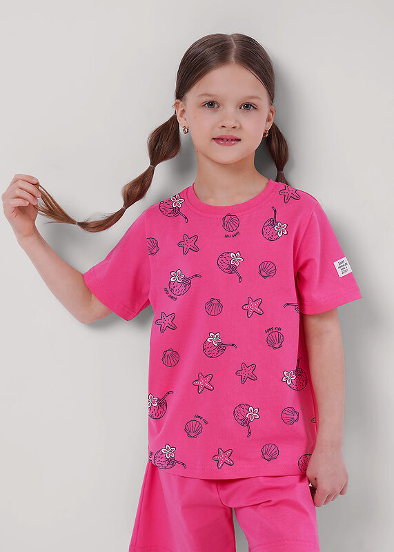 CLEVER Футболка 590726 867432/17кд_п т.розовый