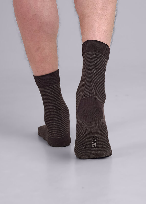 CLEVER Носки 590737 К3407Л т.коричневый