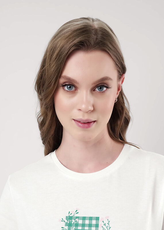 CLEVER Пижама 590752 LP25-968 молочный/св.зелёный