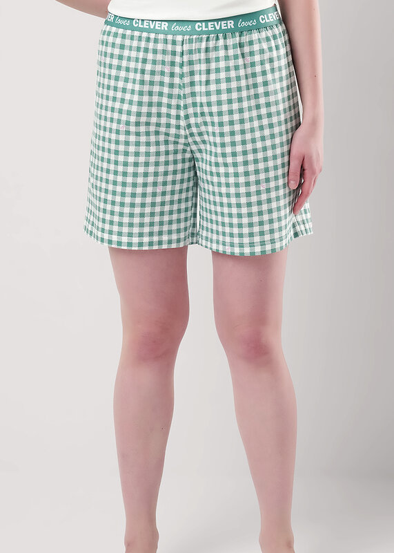 CLEVER Пижама 590752 LP25-968 молочный/св.зелёный