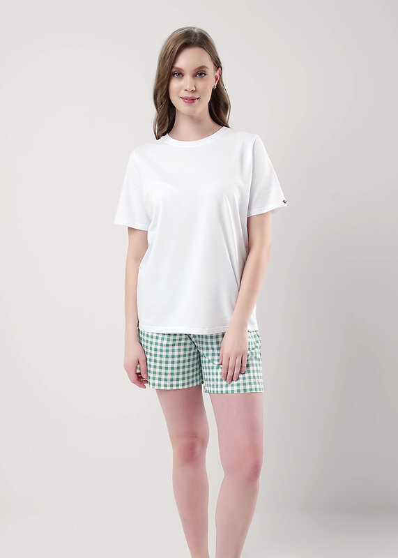 CLEVER Шорты 590755 LSH25-968 молочный/св.зелёный