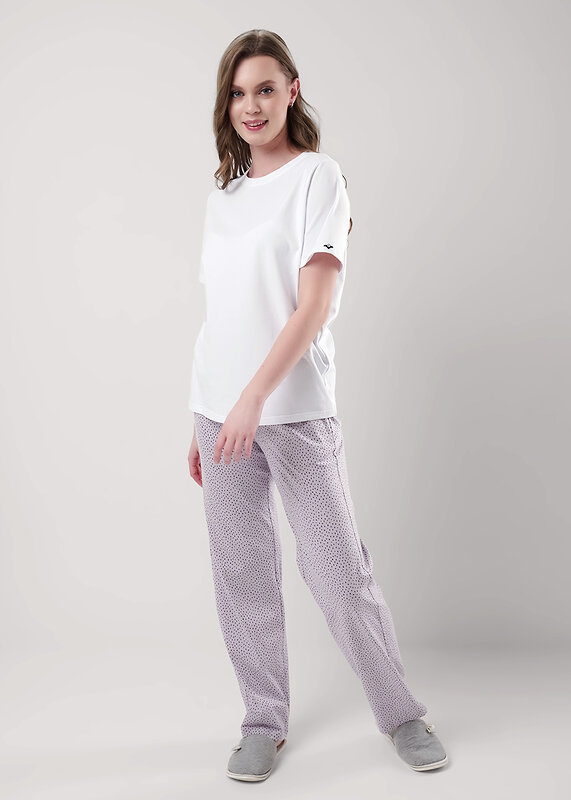 CLEVER Брюки 590756 LTR25-968 св.сиреневый/фиолетовый