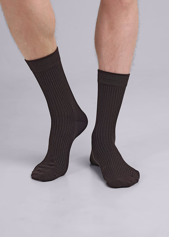 CLEVER Носки 590768 К3403Л т.коричневый
