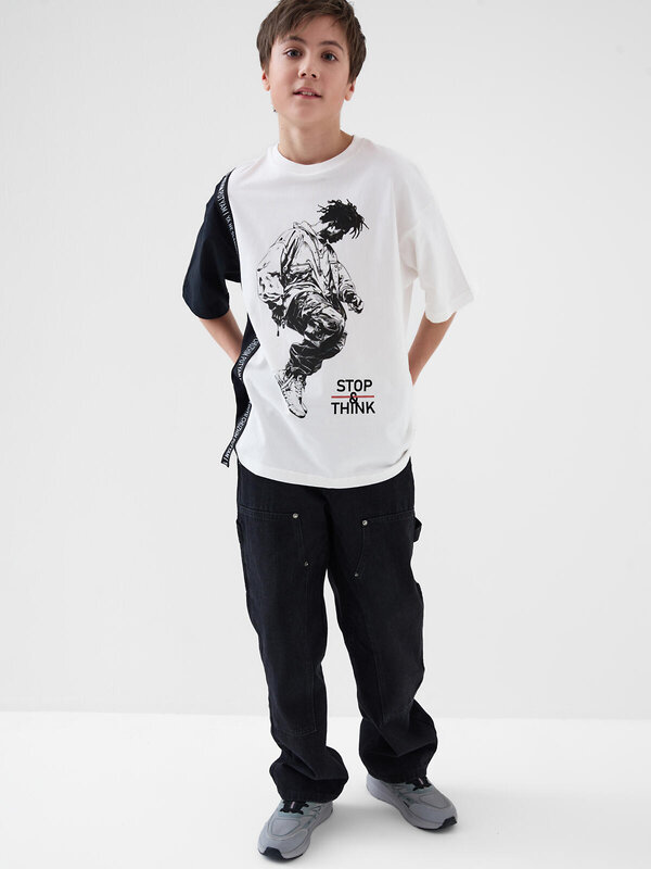 PLAYTODAY Фуфайка 590804 12611070 черный, белый