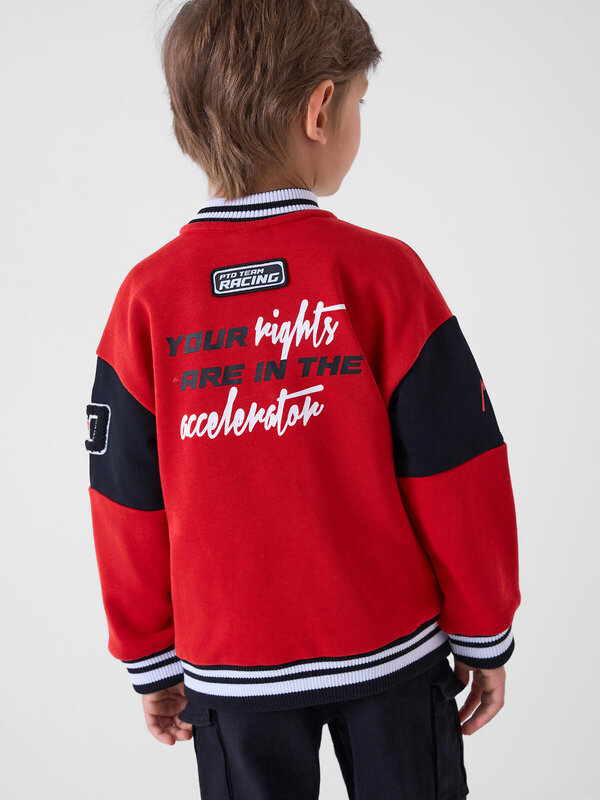 PLAYTODAY Толстовка 590808 12612296 белый,черный,красный