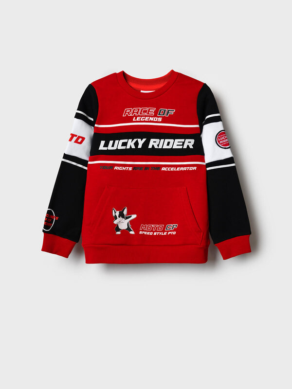 PLAYTODAY Толстовка 590809 12612297 черный,белый,красный