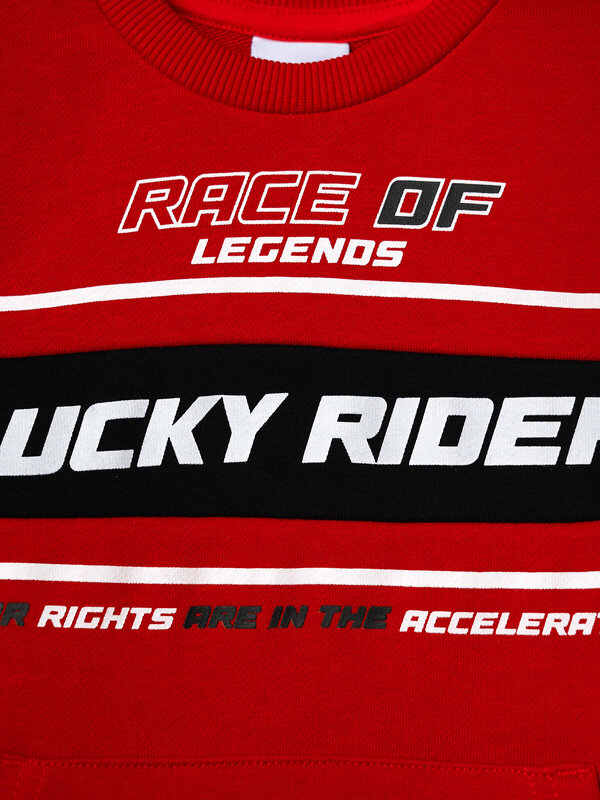 PLAYTODAY Толстовка 590809 12612297 черный,белый,красный