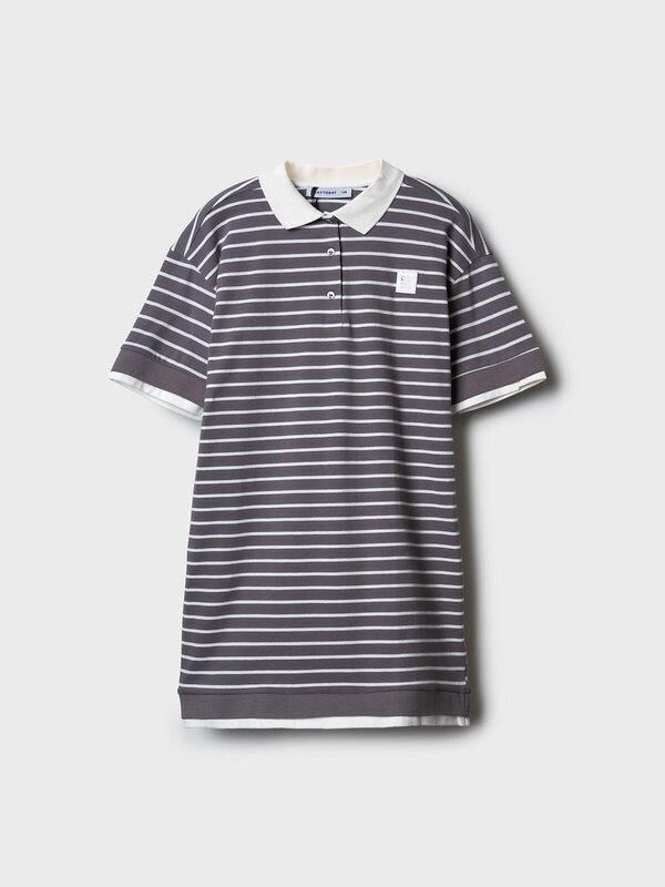 PLAYTODAY Платье 590811 12621132 белый,серый