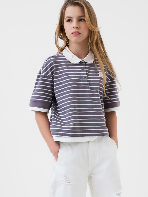 PLAYTODAY Джемпер 590812 12621133 белый,серый