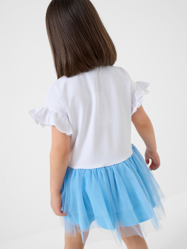 PLAYTODAY Платье 590817 12622468 белый,голубой