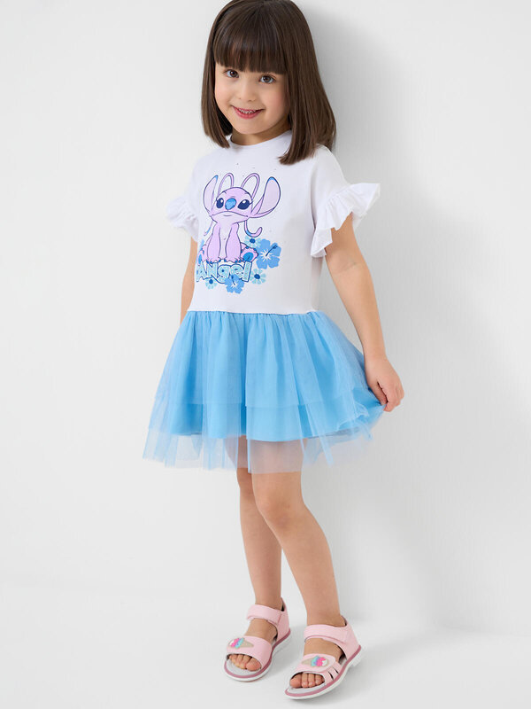 PLAYTODAY Платье 590817 12622468 белый,голубой