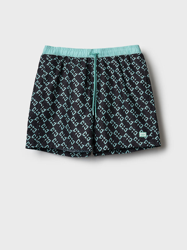 PLAYTODAY Шорты плавательные 590823 12656166 светло-зеленый,черный