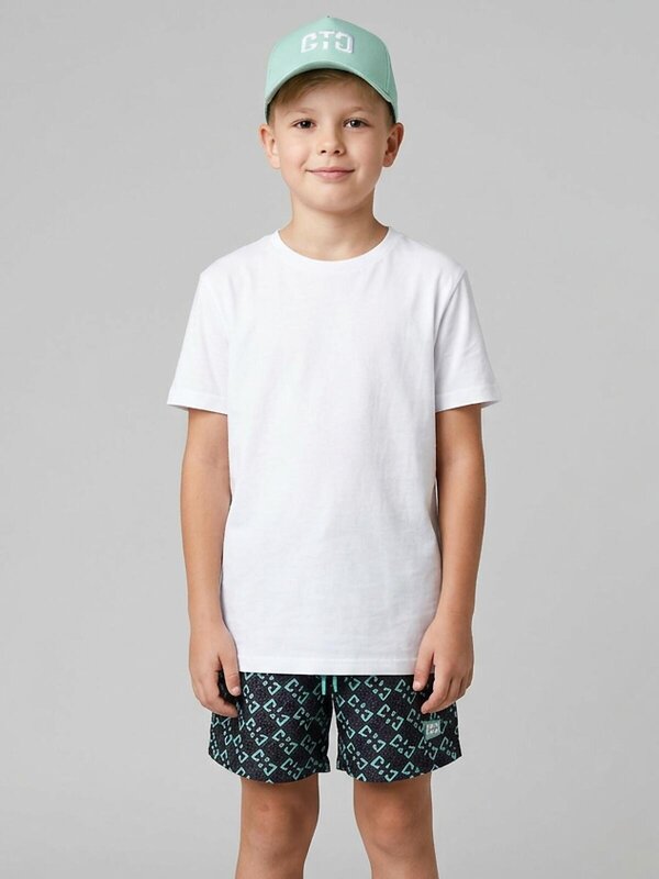 PLAYTODAY Шорты плавательные 590825 12611558 светло-зеленый,черный