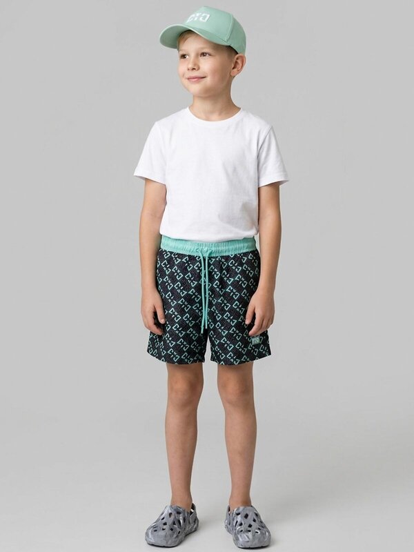 PLAYTODAY Шорты плавательные 590825 12611558 светло-зеленый,черный