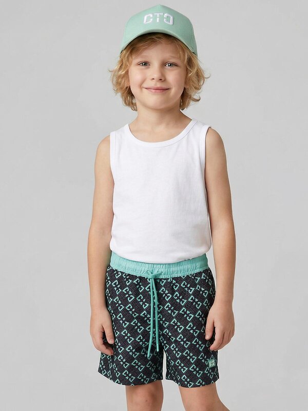 PLAYTODAY Шорты плавательные 590827 12612077 светло-зеленый,черный