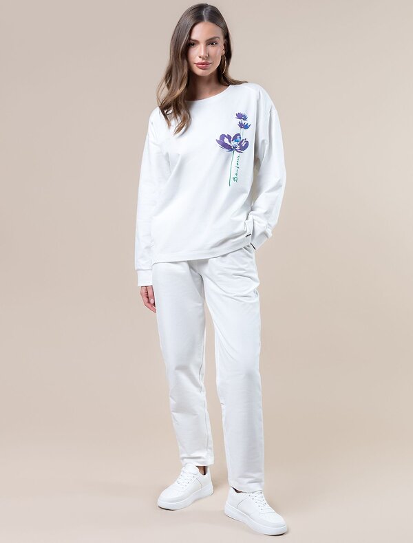 VILATTE Брюки 590877 D44.111 белый