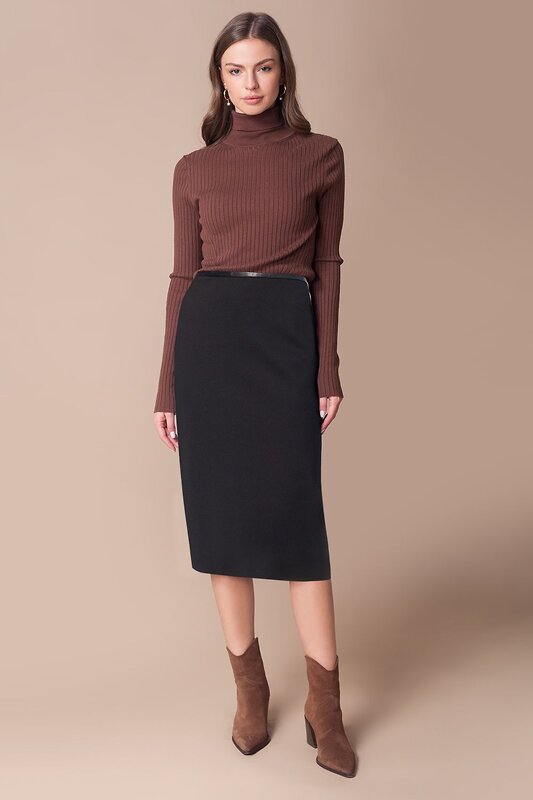 VILATTE Юбка 590879 D46.048 черный