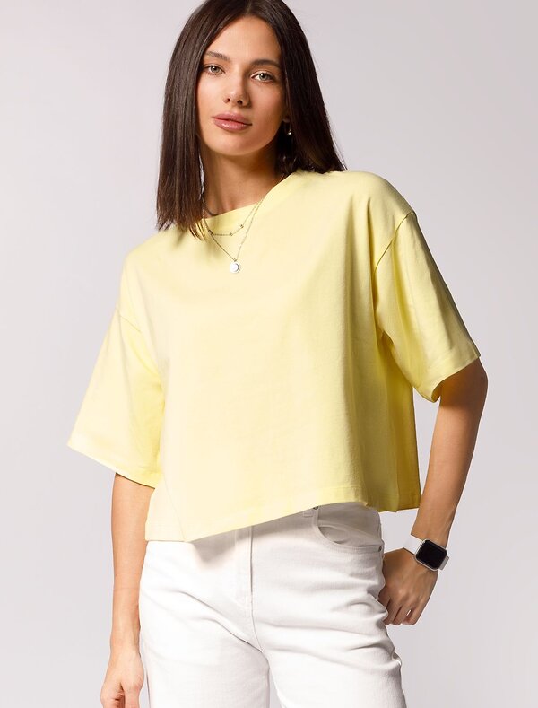 VILATTE Футболка 590880 D49.917 лимонный