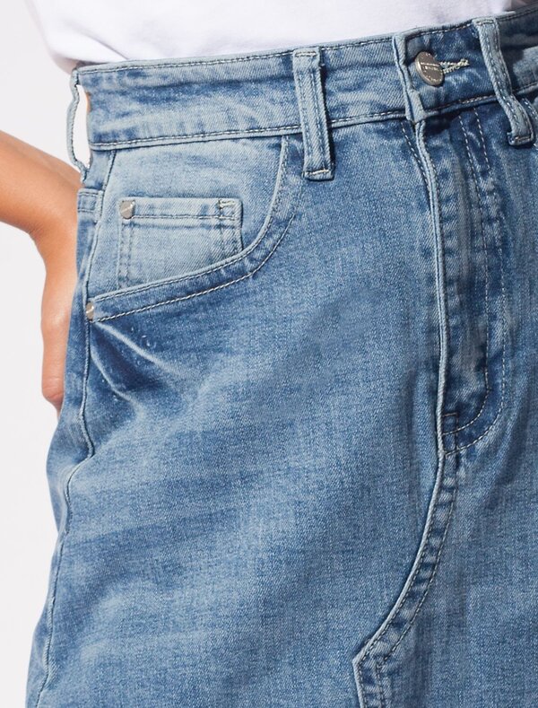 VILATTE Юбка 590882 D56.094 синий