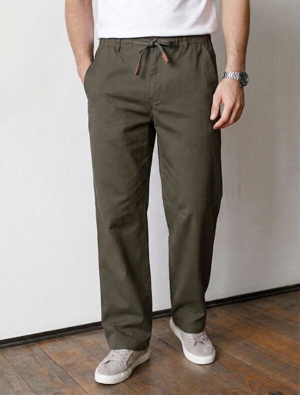 VILATTE Брюки 590886 U24.002 темно-оливковый