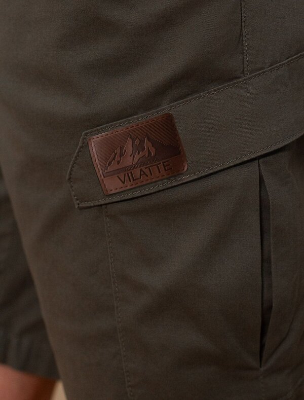 VILATTE Шорты 590888 U28.002 темно-оливковый